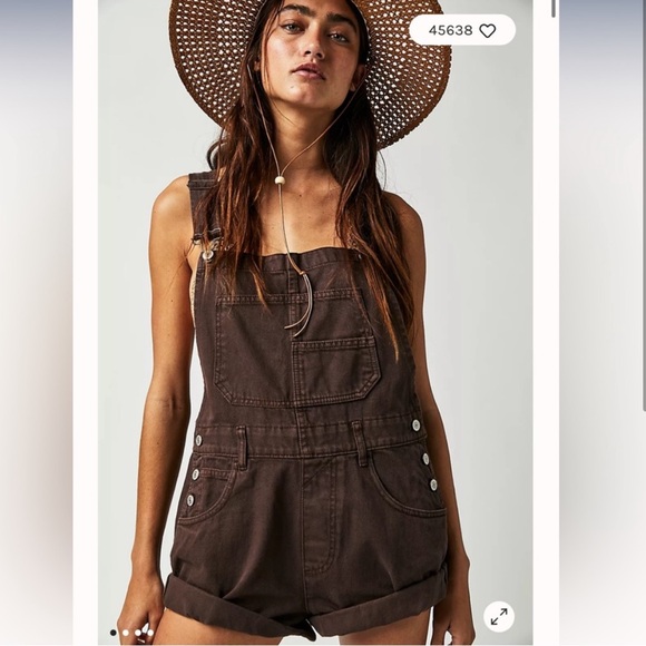 Free People | Shorts | Ziggy Shortalls Small | Poshmark